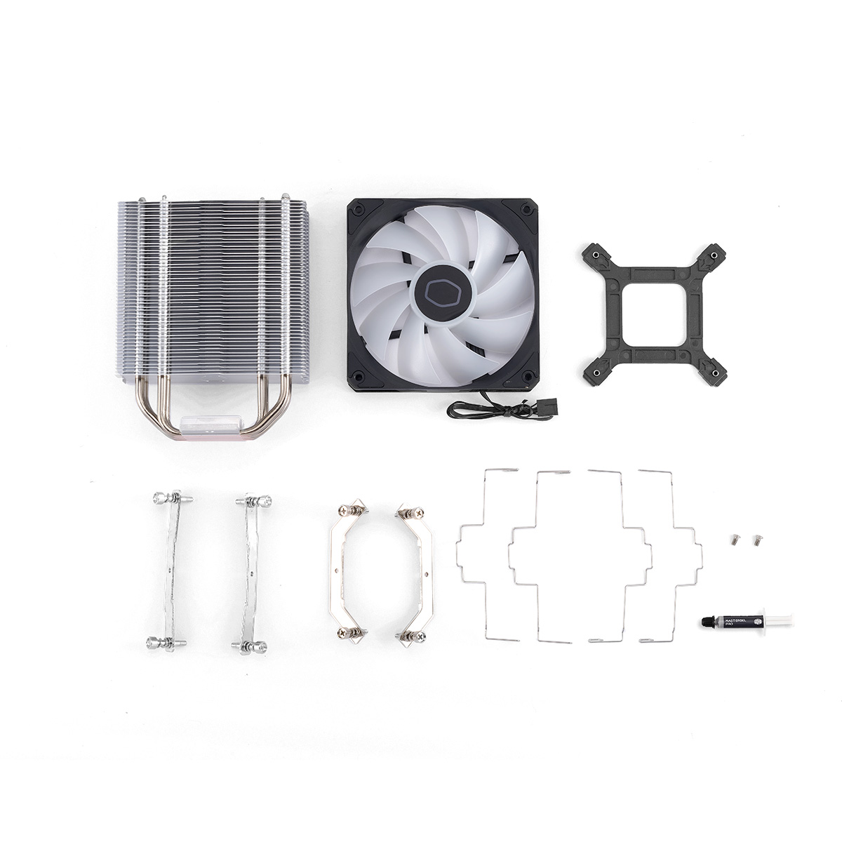 AIR COOLER PARA PROCESSADOR COOLER MASTER HYPER 212 SPECTRUM V3 AMD/INTEL 120MM TDP 150W | RR-S4NA-17PA-R1 - Imagem 9