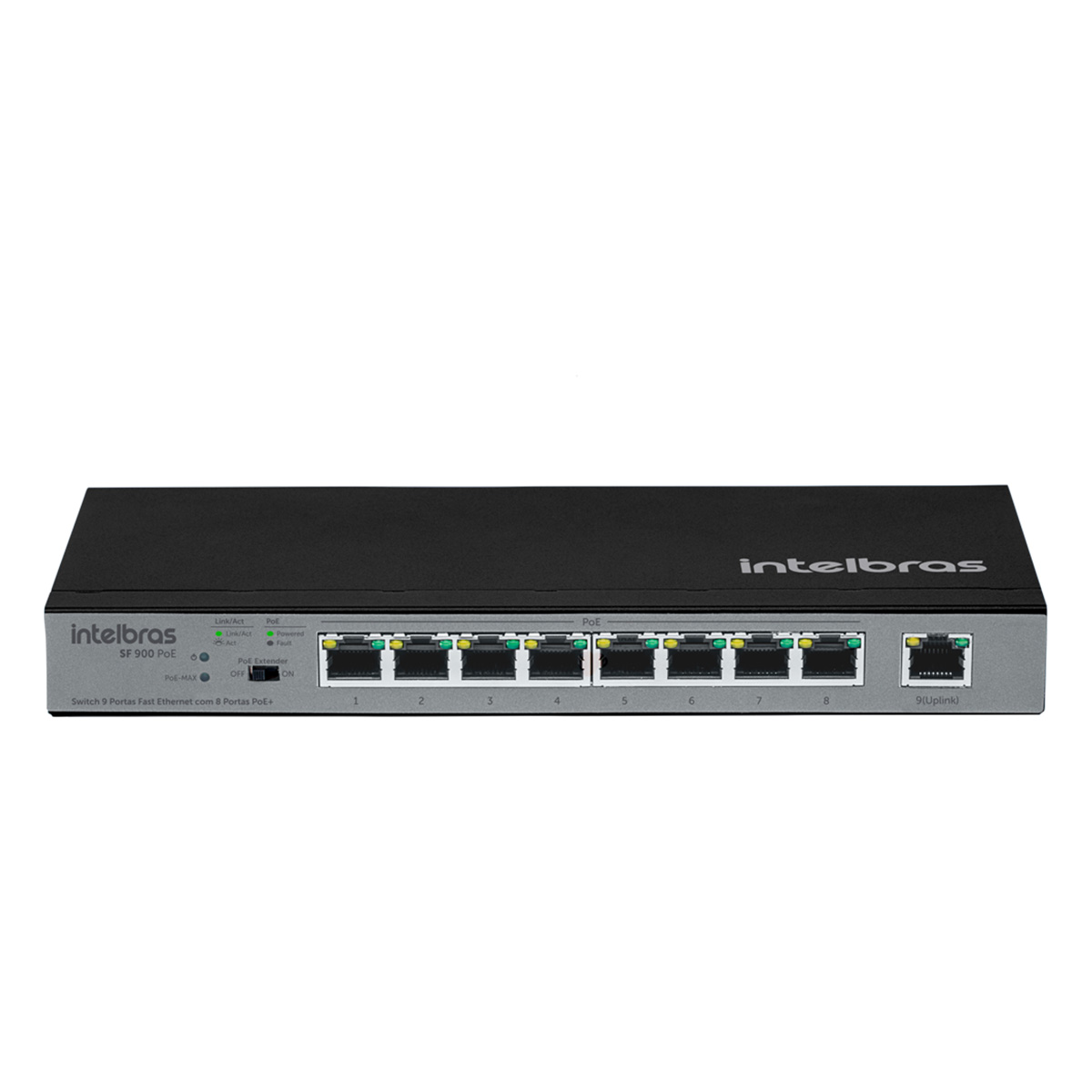 SWITCH 9 PORTAS FAST ETHERNET C/ 8 PORTAS POE+ SF 900 HI-POE 4760040 - Imagem 3