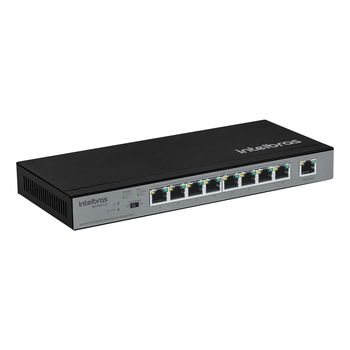 SWITCH 9 PORTAS FAST ETHERNET C/ 8 PORTAS POE+ SF 900 HI-POE 4760040 - Imagem 4