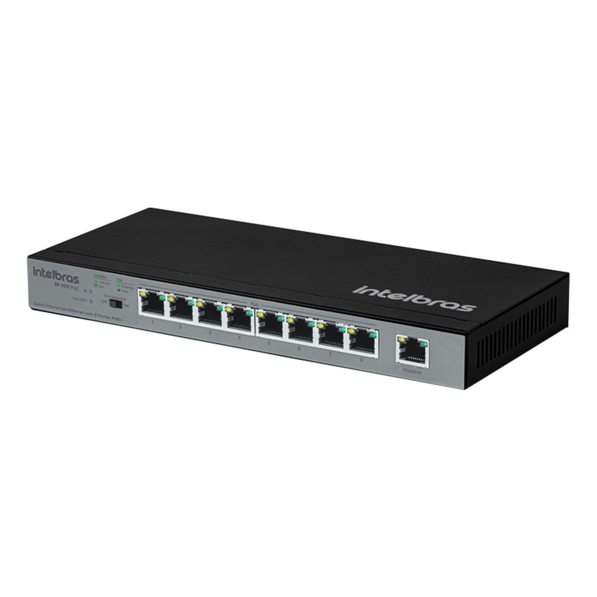 SWITCH 9 PORTAS FAST ETHERNET C/ 8 PORTAS POE+ SF 900 HI-POE 4760040 - Imagem 5