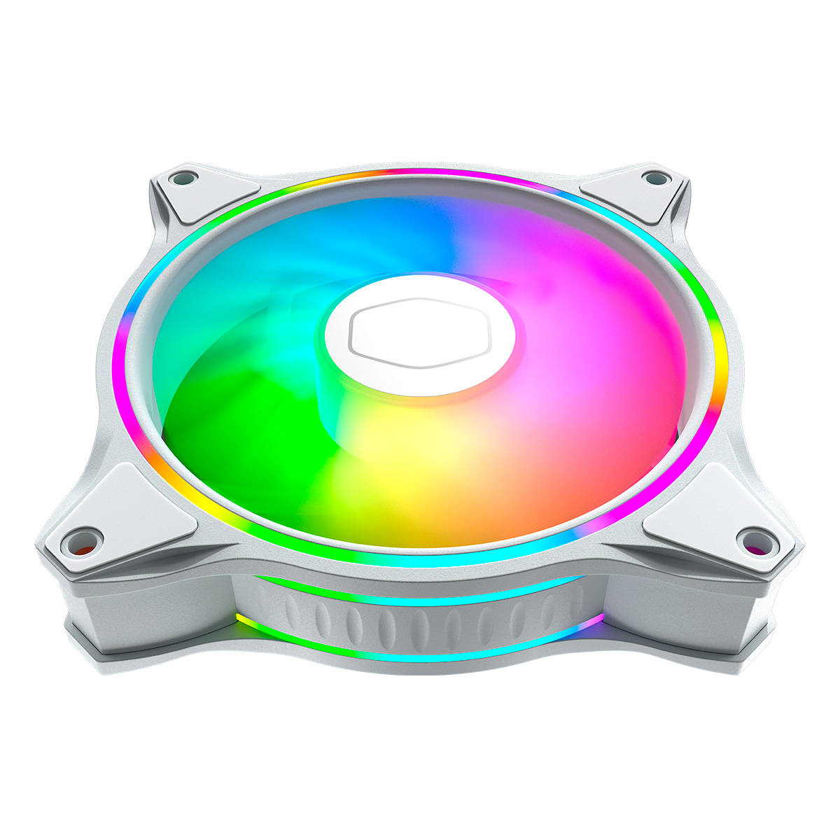 KIT 3 FAN PARA GABINETE COOLER MASTER MASTERFAN MF120 HALO ARGB 120MM BRANCO | MFL-B2DW-183PA-R1 - Imagem 8
