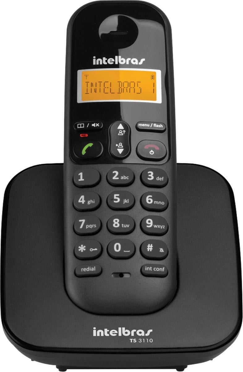 TELEFONE SEM FIO COM IDENTIFICADOR DE CHAMADAS TS 3110 PRETO 4123110 - Imagem 2