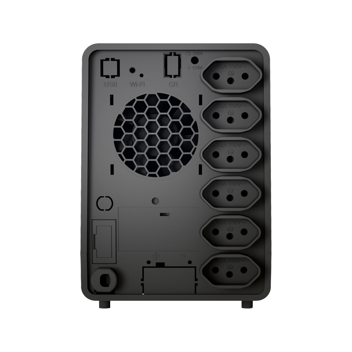 NOBREAK SMS TECH 600VA ENT. BIVOLT / 115V 6 TOMADAS - 29300 - Imagem 2