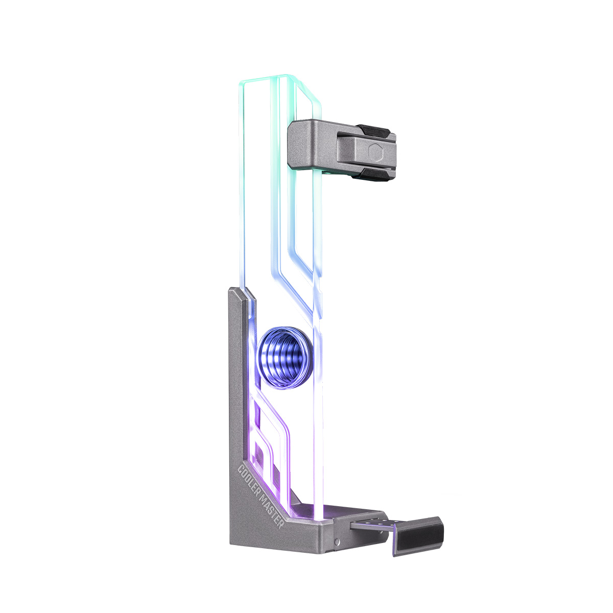SUPORTE PARA PLACA DE VIDEO GPU ATLAS COM ILUMINACAO ARGB | MCA-U000R-AGSBTG-00 - Imagem 3
