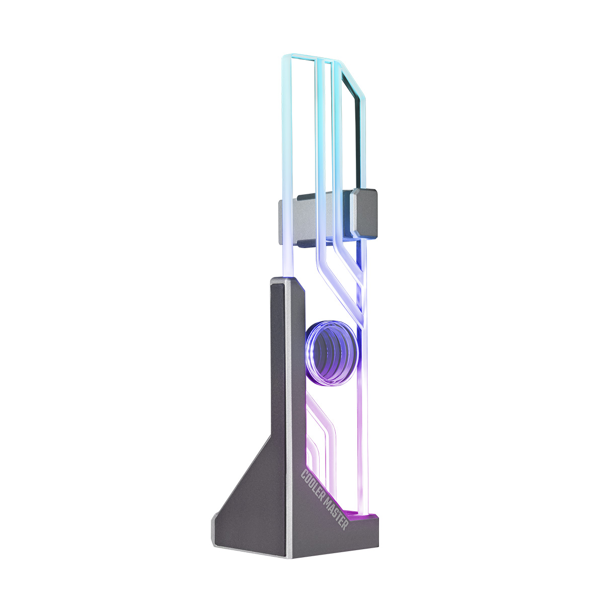 SUPORTE PARA PLACA DE VIDEO GPU ATLAS COM ILUMINACAO ARGB | MCA-U000R-AGSBTG-00 - Imagem 6