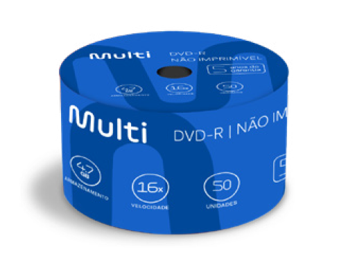 DVD-R 4.7GB 16X PINO COM 50 SHRINK DV061