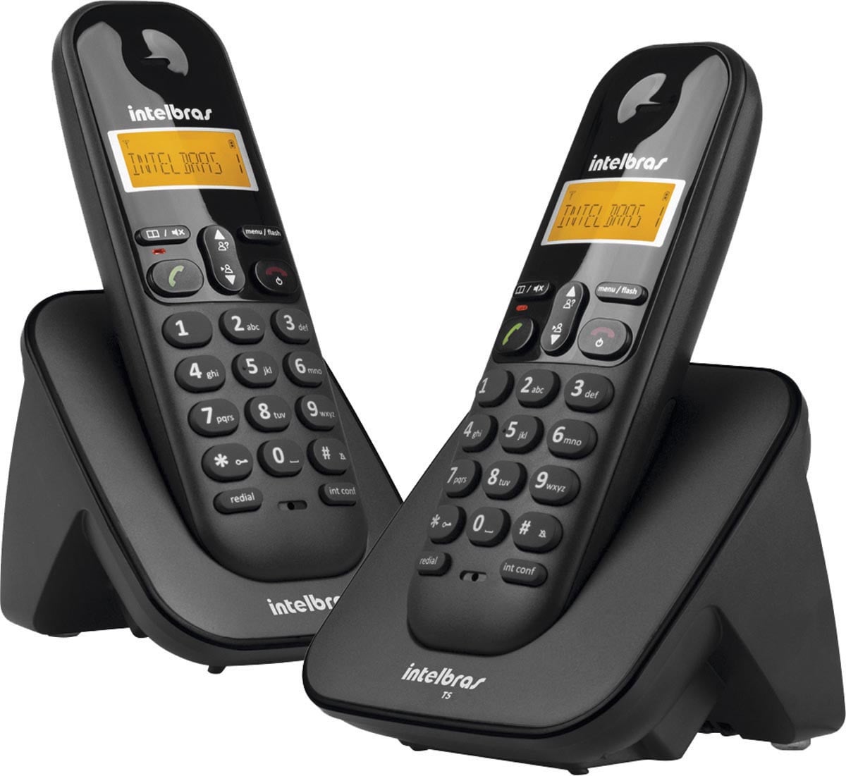 TELEFONE S/ FIO C/ IDENTIFICADOR DE CHAMADAS + RAMAL TS 3112 PRETO 4123102 - Imagem 2