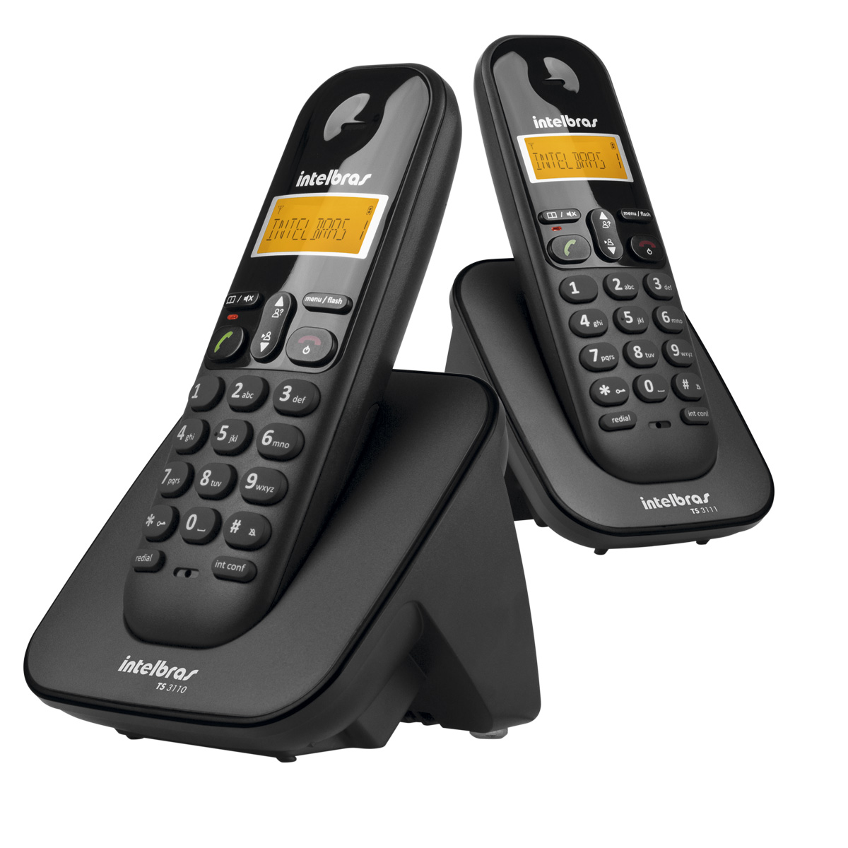 TELEFONE S/ FIO C/ IDENTIFICADOR DE CHAMADAS + RAMAL TS 3112 PRETO 4123102 - Imagem 3