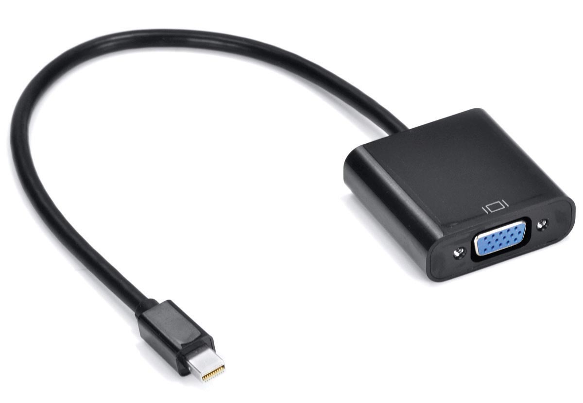 CABO ADAPTADOR/CONVERSOR MINI DISPLAYPORT PARA PARA VGA FÊMEA 30 CM - Imagem 2