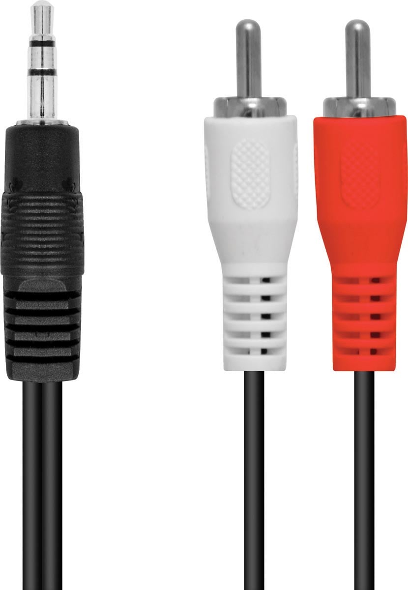 CABO 2 RCA X P2 3.5MM STEREO 1.5 M (10 UNIDADES) - 2R35S-15
