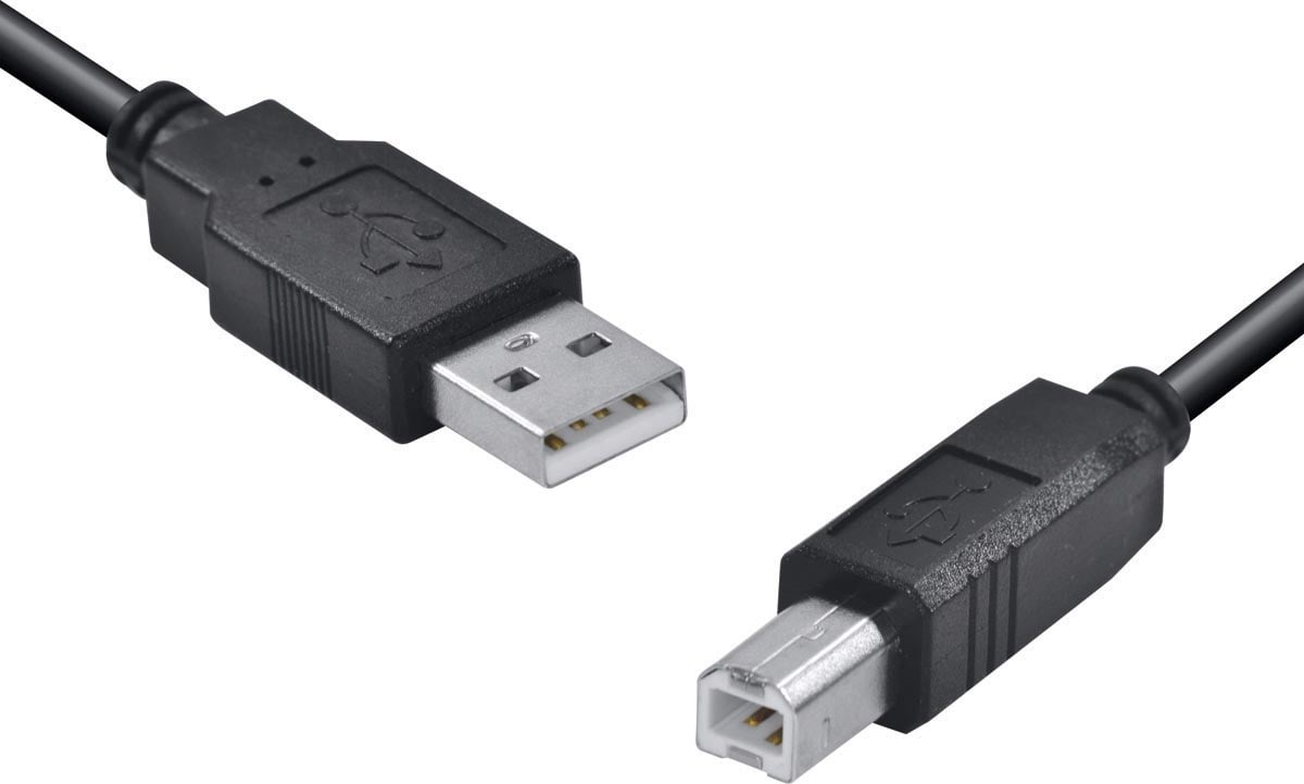 CABO USB PARA IMPRESSORA A MACHO X B MACHO 2.0 - 1.8M (10 UNIDADES) - UAMBM-18