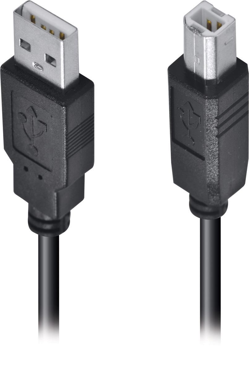 CABO USB PARA IMPRESSORA A MACHO X B MACHO 2.0 - 1.8M (10 UNIDADES) - UAMBM-18 - Imagem 2