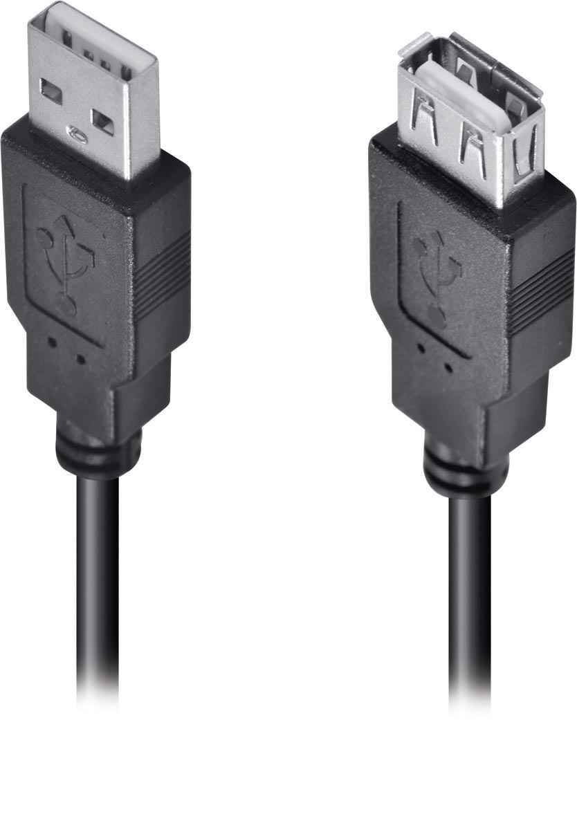 CABO EXTENSOR USB A MACHO 2.0 X USB A FEMEA 1.8M (10 UNIDADES) - UAMAF-18 - Imagem 2