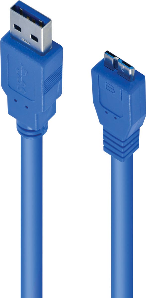 CABO PARA HD EXT. USB 3.0 A MACHO P/ MICRO USB B MACHO - 1,2 METROS U3AMBMC-12 - Imagem 3