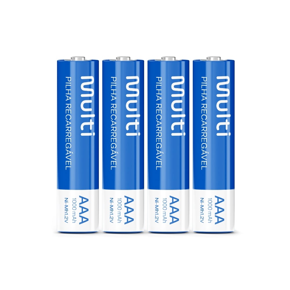PILHA RECARREGAVEL AAA 1000MAH C/4 CB050 - Imagem 2