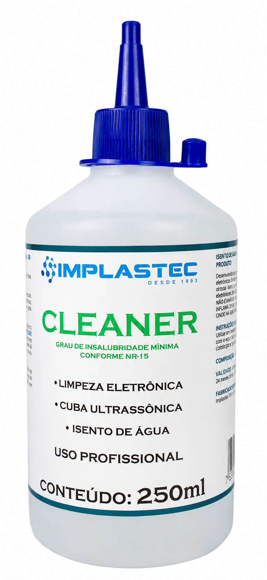 CLEANER PARA LIMPEZA ELETRÔNICA 250ML COM BICO APLICADOR - Imagem 2