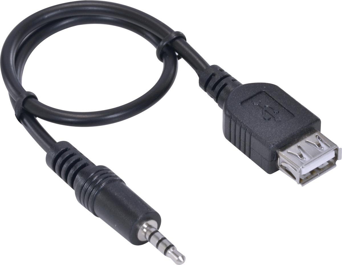CABO P2 3 VIAS X USB FÊMEA 30 CM PS2 - USBF-30