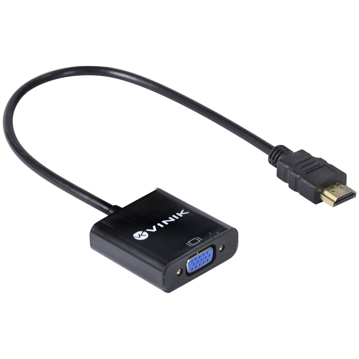CABO ADAPTADOR CONVERSOR HDMI MACHO PARA VGA FÊMEA 25CM - Imagem 2
