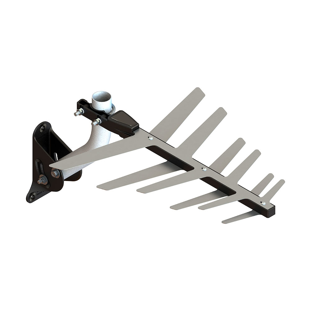 ANTENA EXTERNA DIGITAL PARA TV 2 EM 1 HDTV/UHF DTV-1500 COM MASTRO E CABO 10 METROS - Imagem 3