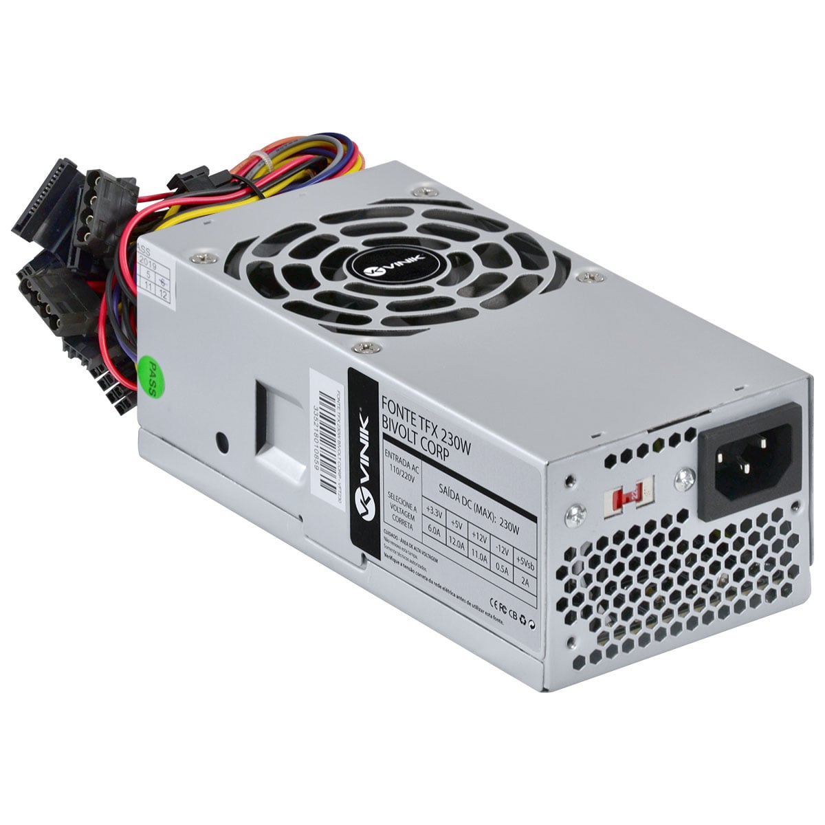 FONTE PARA GABINETE SLIM TFX 230W REAL BIVOLT CORP - VFT230 - Imagem 2