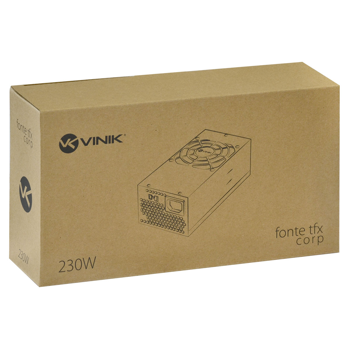 FONTE PARA GABINETE SLIM TFX 230W REAL BIVOLT CORP - VFT230 - Imagem 8