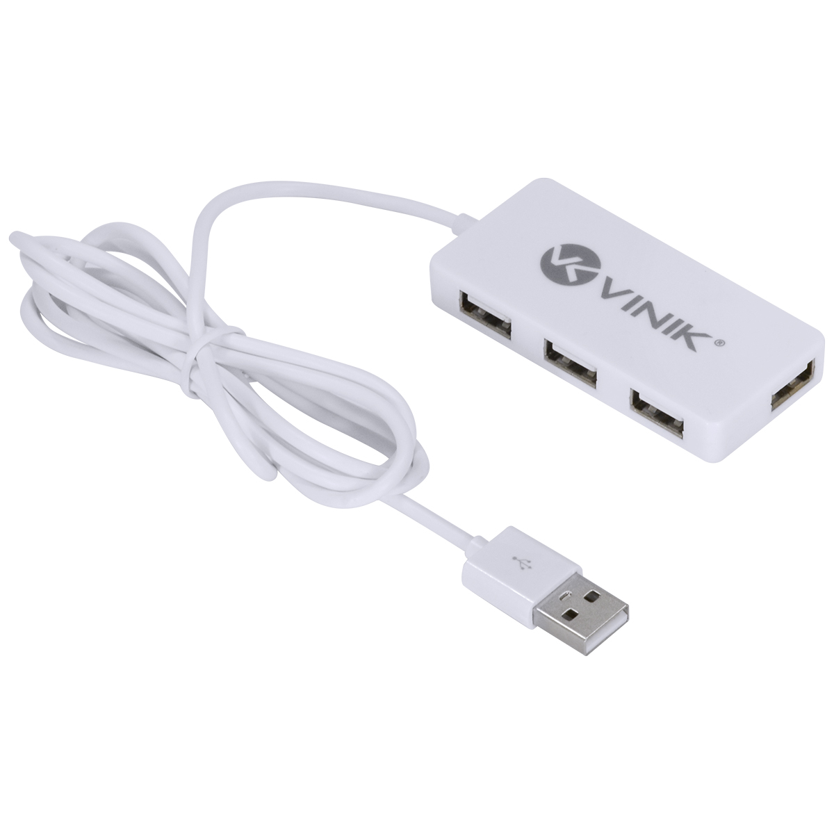 HUB USB 2.0 COM 4 PORTAS E 1,2M DE CABO BRANCO - HUV-20B - Imagem 5