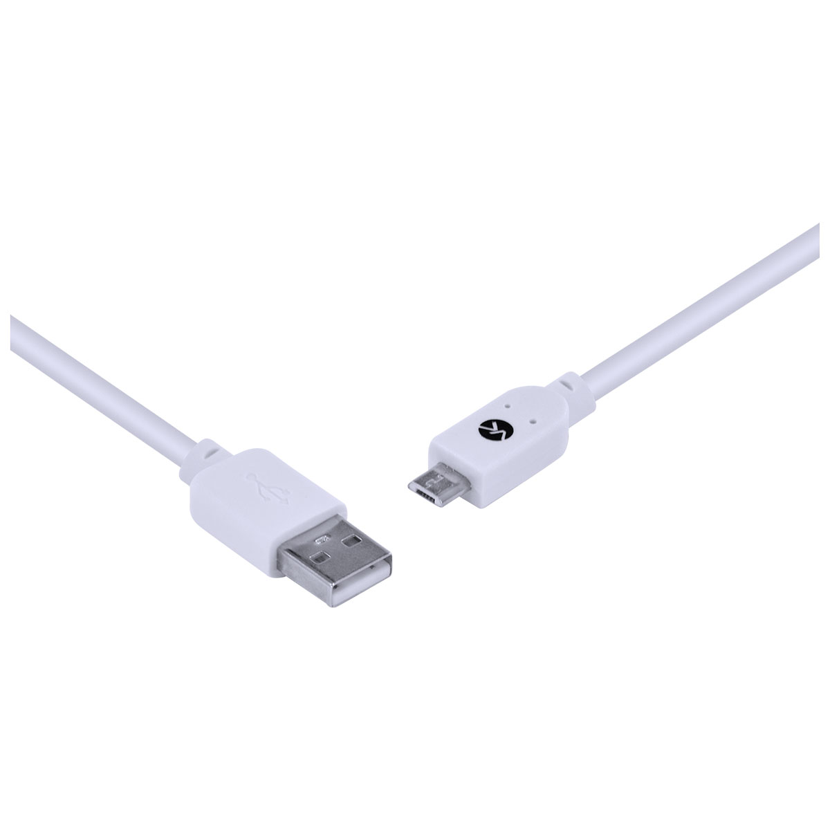 CABO USB X MICRO USB A 2.0 2M BRANCO - MUSB-2 - Imagem 2