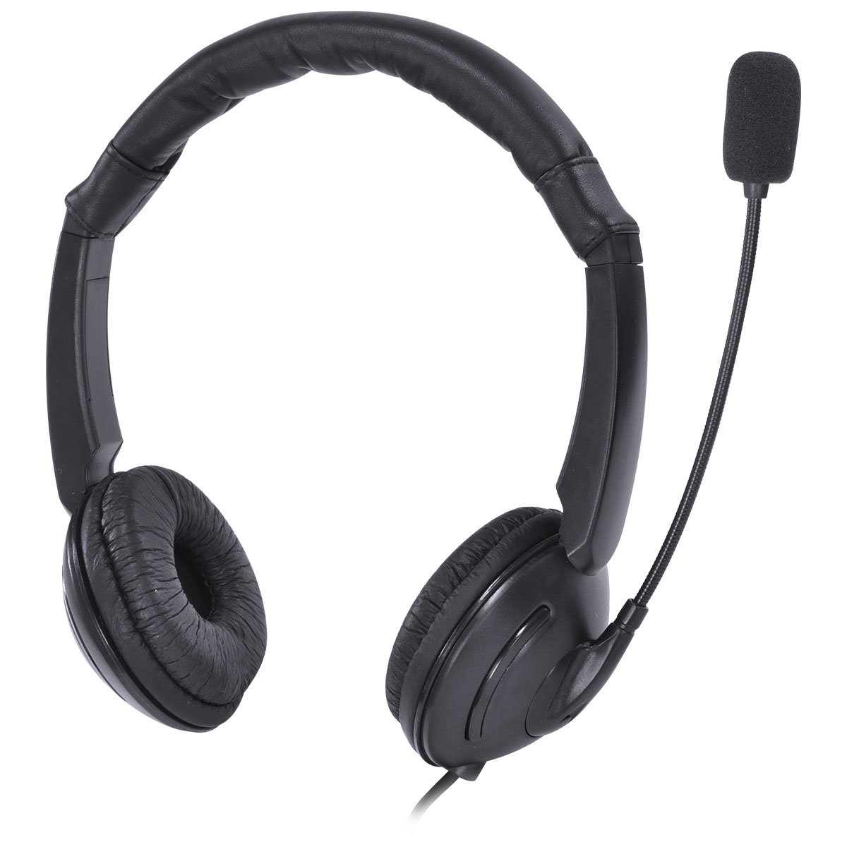 FONE DE OUVIDO HEADSET CORP USB COM MICROFONE - PRETO - VK390 - Imagem 2