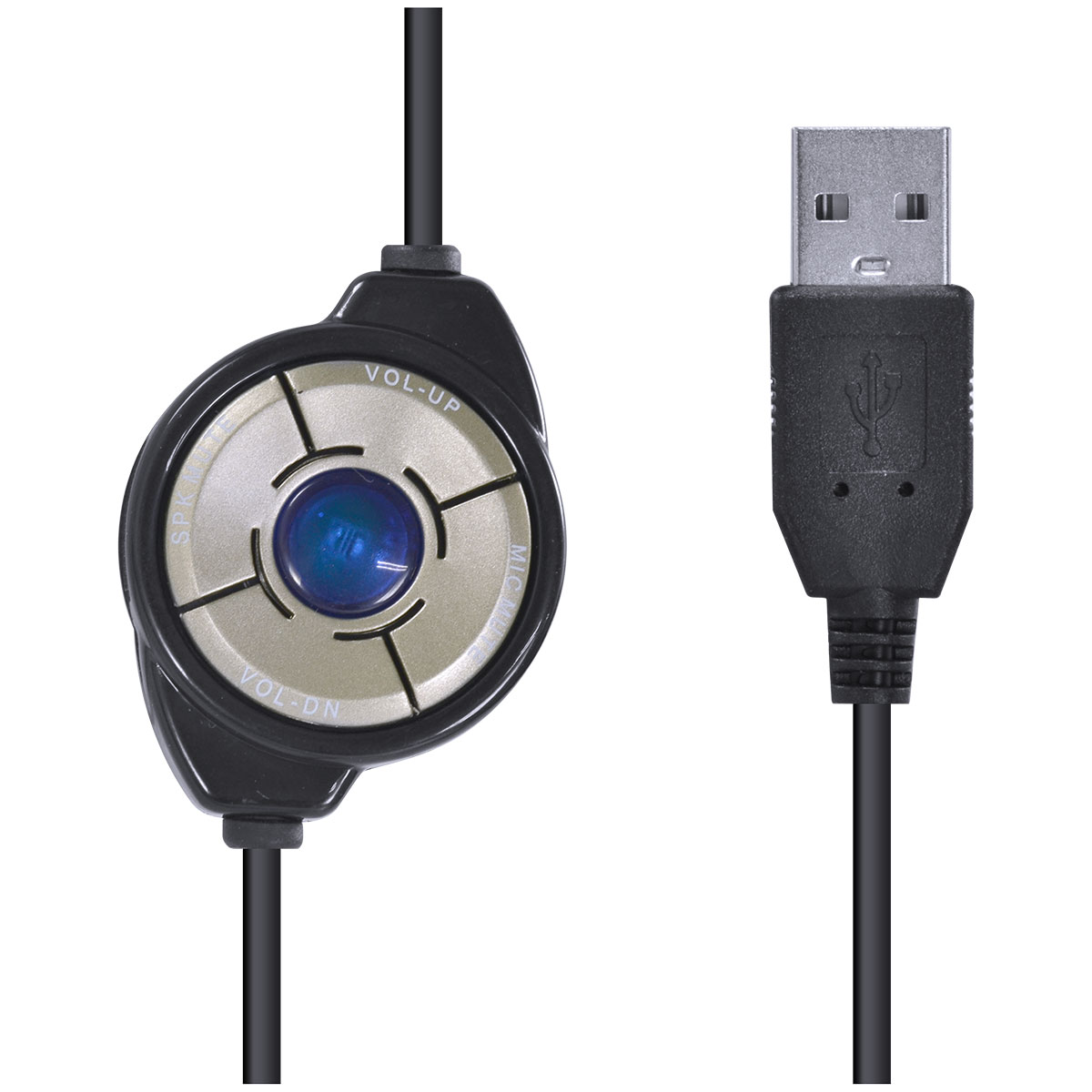 FONE DE OUVIDO HEADSET CORP USB COM MICROFONE - PRETO - VK390 - Imagem 5