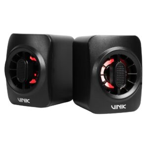 CAIXA DE SOM GAMER VINIK ECLIPSE 6W 2.0 LED RAINBOW - VSPKG6WEC