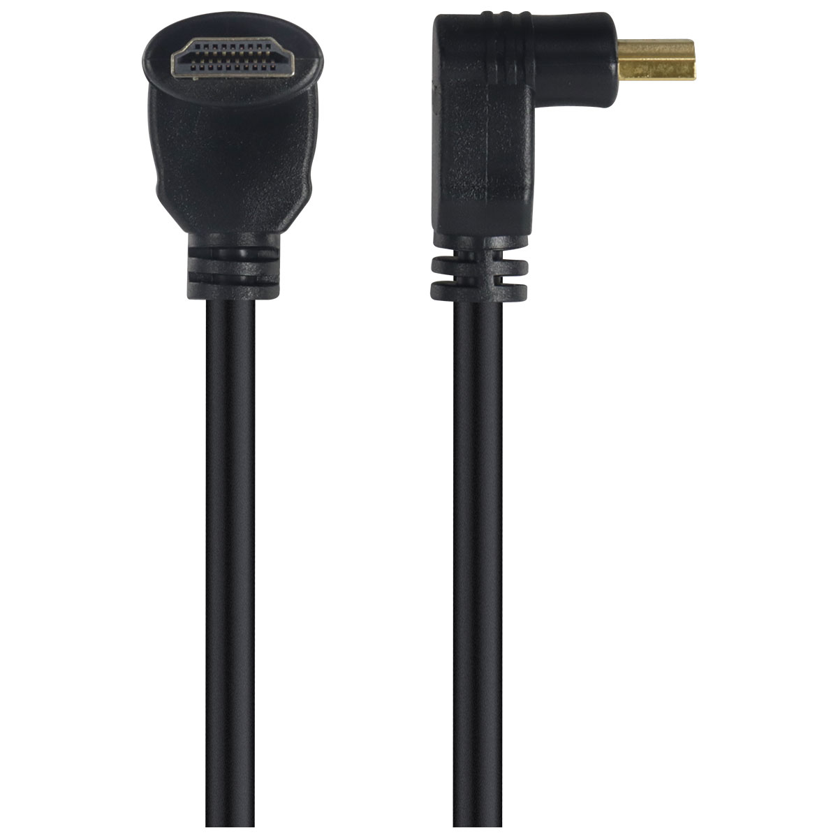 CABO HDMI 2.0 4K ULTRA HD 3D CONEXÃO ETHERNET CONECTORES 90° 2 METROS - H20B90-2 - Imagem 3