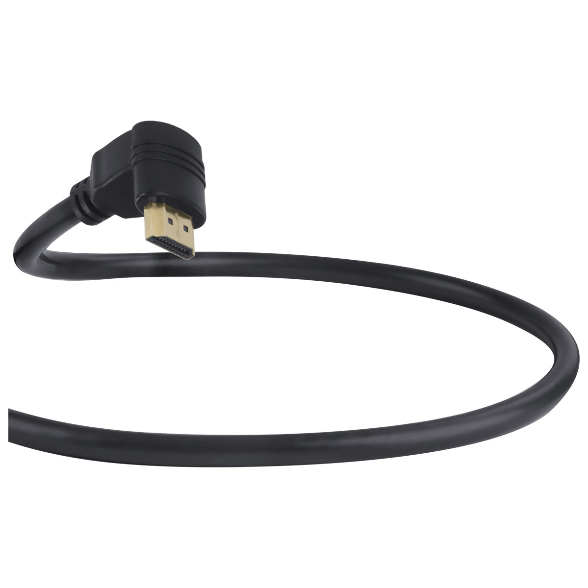 CABO HDMI 2.0 4K ULTRA HD 3D CONEXÃO ETHERNET CONECTORES 90° 2 METROS - H20B90-2 - Imagem 5