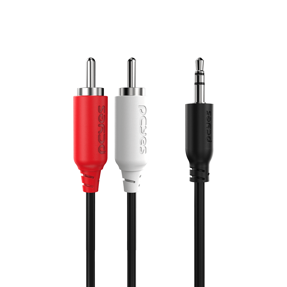 CABO 2 RCA M PARA P2 3.5MM M - 2 MTS - P2R35-2 - Imagem 4