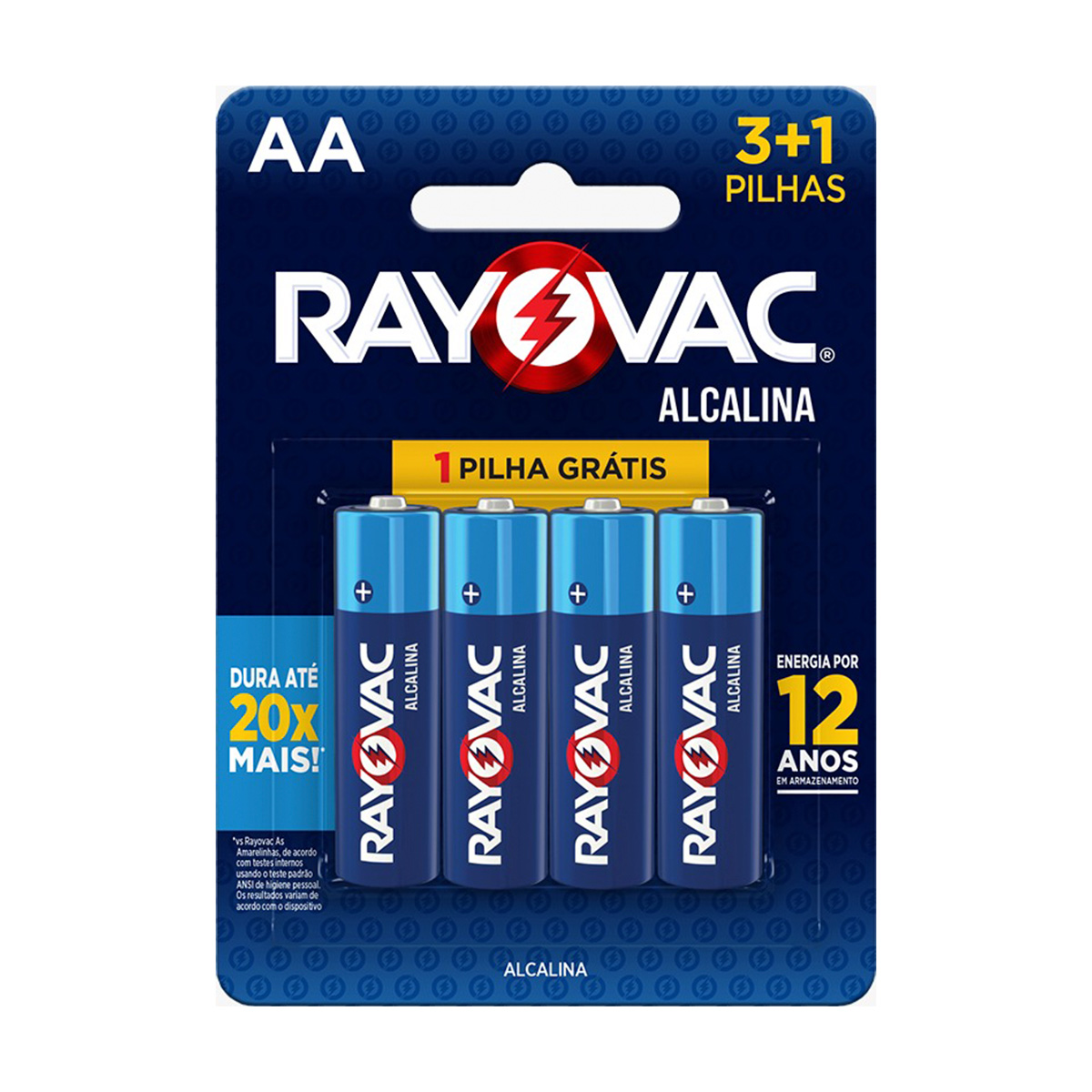 PILHA ALCALINA AA COM 4 208013 - Imagem 2