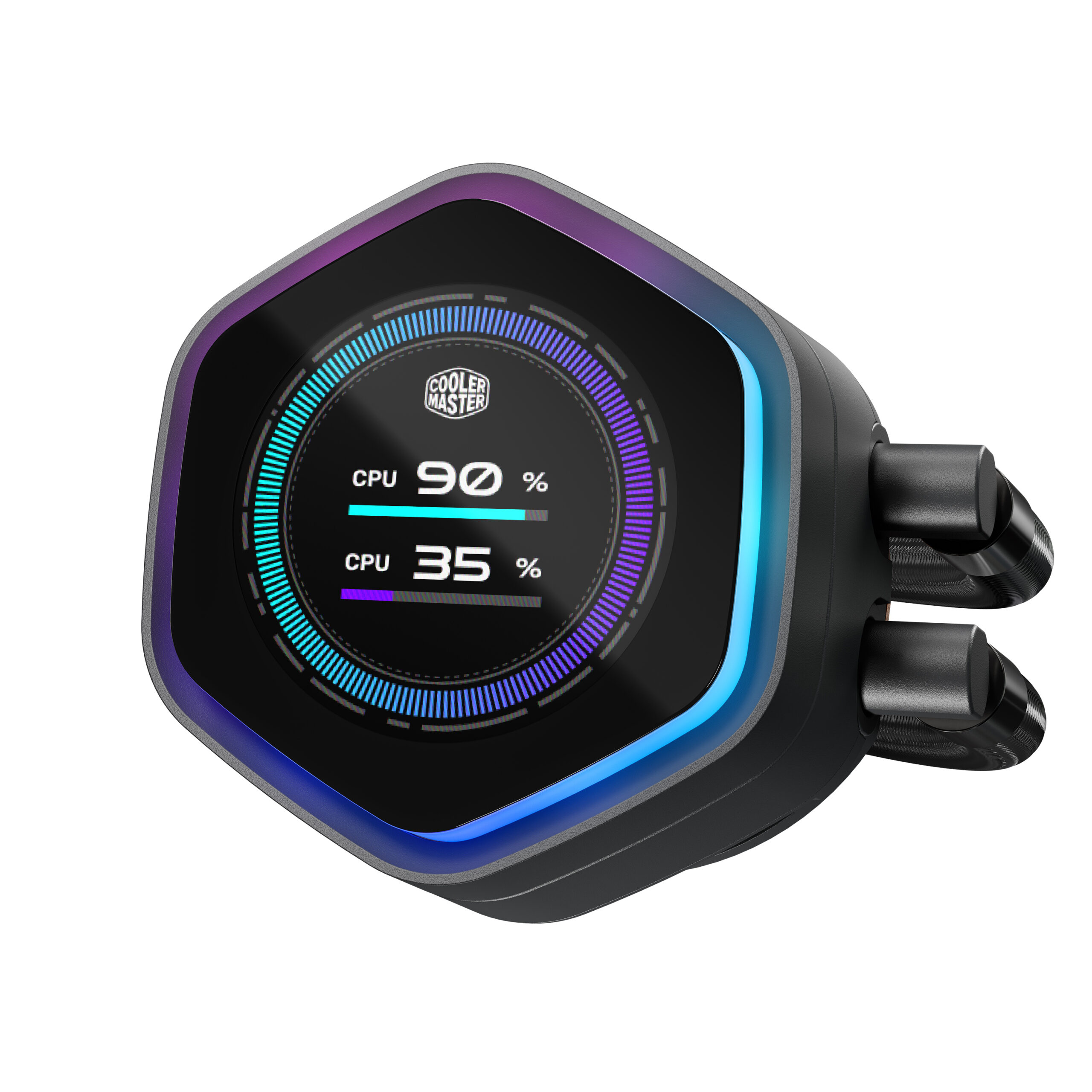 FLEX KIT COOLER MASTER LCD PARA WATER COOLER PRETO | RL-LCFK-FLCD-R1 - Imagem 2
