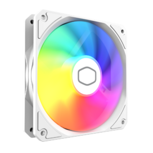 COOLER FAN PARA GABINETE COOLER MASTER MF120 LITE ARGB BRANCO 120MM  |  MFW-B2DW-17NPA-R1