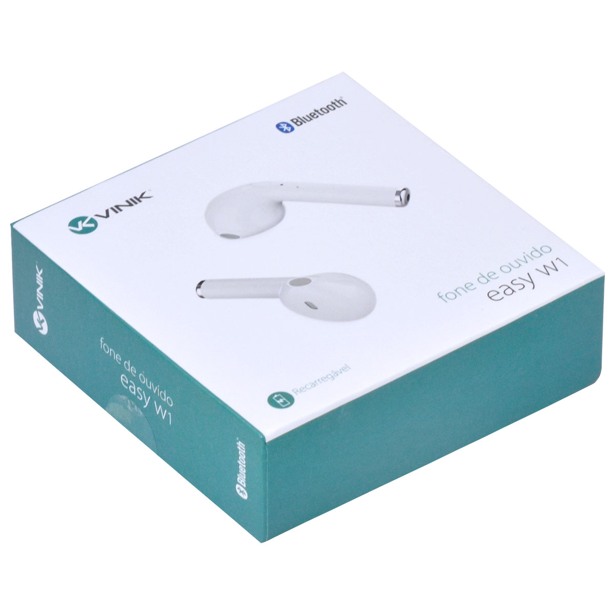 FONE DE OUVIDO BLUETOOTH EASY W1+ TWS TRUE WIRELESS - BRANCO - Imagem 10