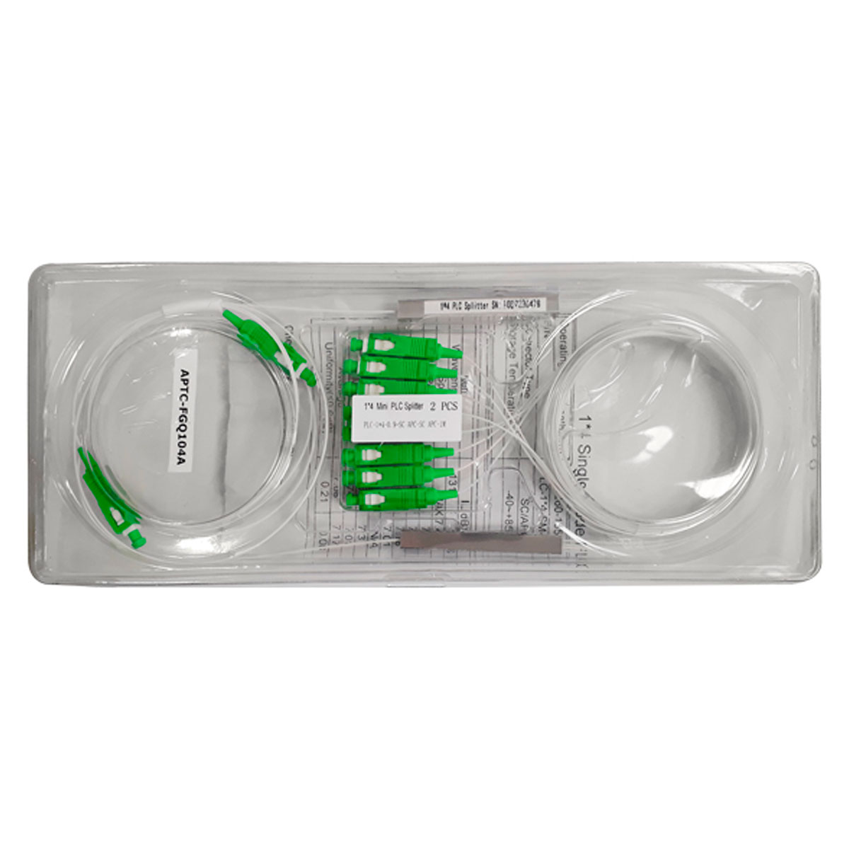 MINI SPLITTER ÓPTICO PLC-SC APC 1X8 NKLT-NMPL108110110441 (EMB C/ 2 UNID) - Imagem 3
