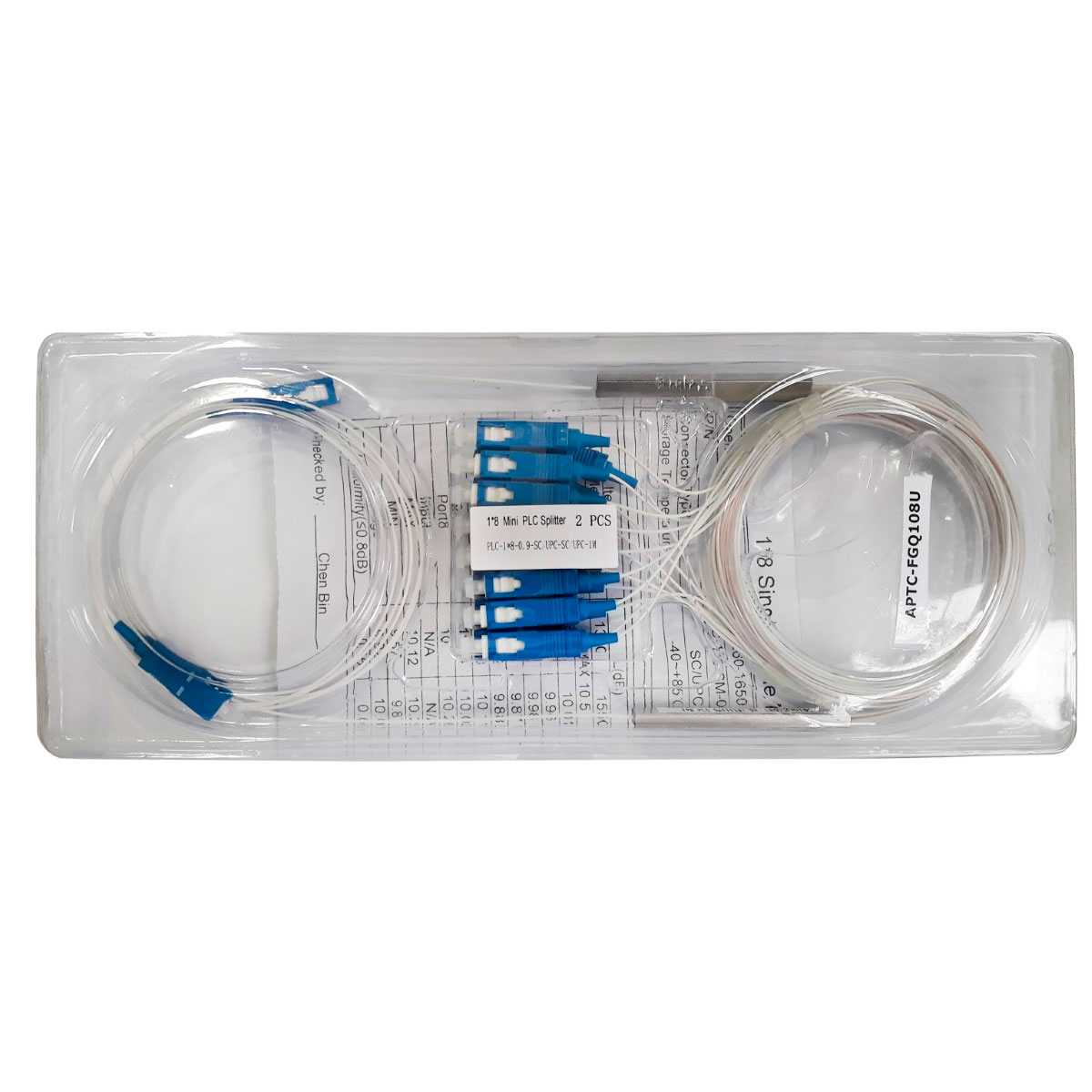 MINI SPLITTER ÓPTICO PLC-SC UPC 1X8 NKLT-NMPL108110110331 (EMB C/ 2 UNID) - Imagem 3