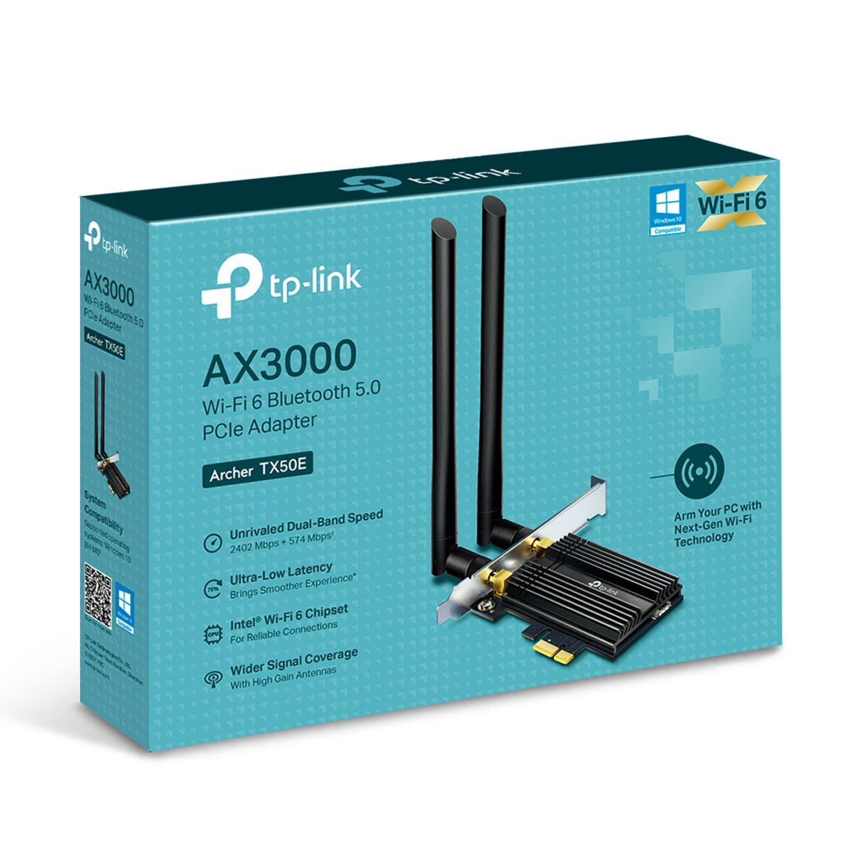 ADAPTADOR WIFI TX50E PCI EXP AX3000 BLUETOOTH - Imagem 3