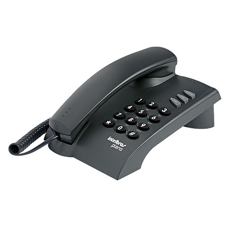 TELEFONE PLENO C/ FIO PRETO SEM CHAVE 4080051