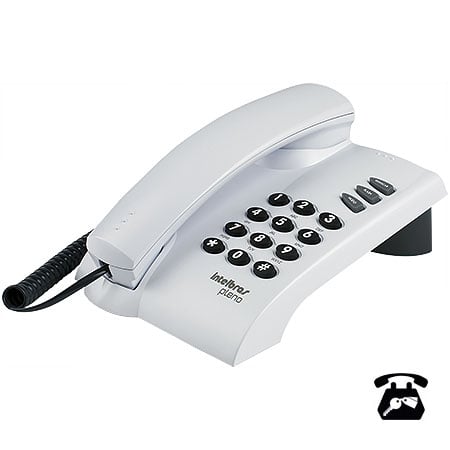 TELEFONE PLENO CINZA ÁRTICO C/ CHAVE FUNÇÕES FLASH REDIAL MUTE OPÇÃO DE CHAVE DE BLOQUEIO 4080058 - Imagem 2