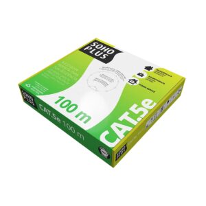 CABO LAN U/UTP CAT.5E 24 AWG 4 PARES CMX CAIXA C/ 100 METROS CINZA 100% COBRE 23200187