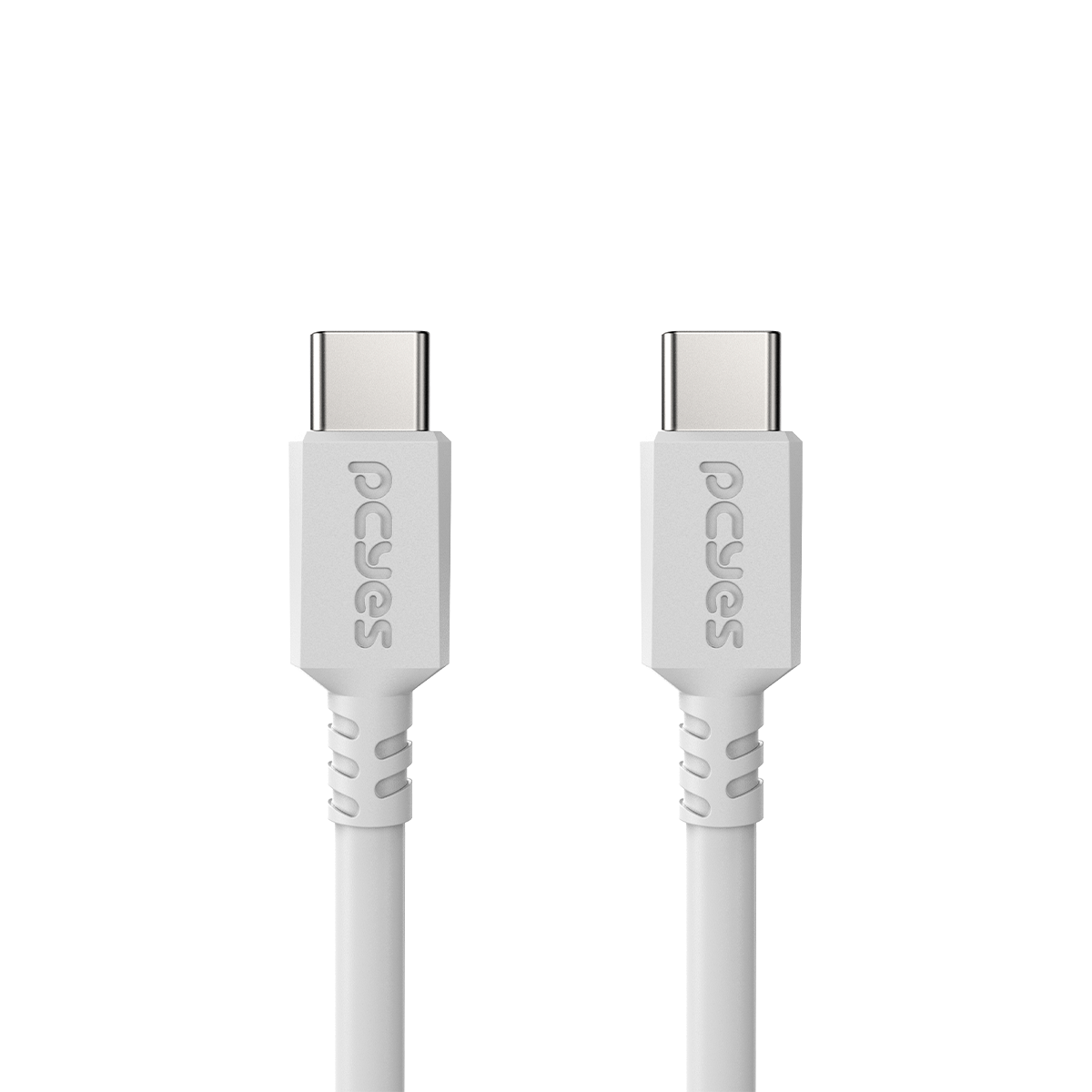 CABO PARA CELULAR CARREGAMENTO USB TIPO-C 3.1 P/ USB TIPO-C 3.1 - BRANCO - 1 METRO - PUCP1B - Imagem 3