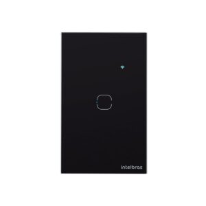INTERRUPTOR INTELIGENTE TOUCH WI-FI 1 TECLA PRETO EWS 1001 4850014