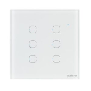 INTERRUPTOR SMART WI-FI TOUCH 6 TECLAS BRANCO EWS 1006 4850030