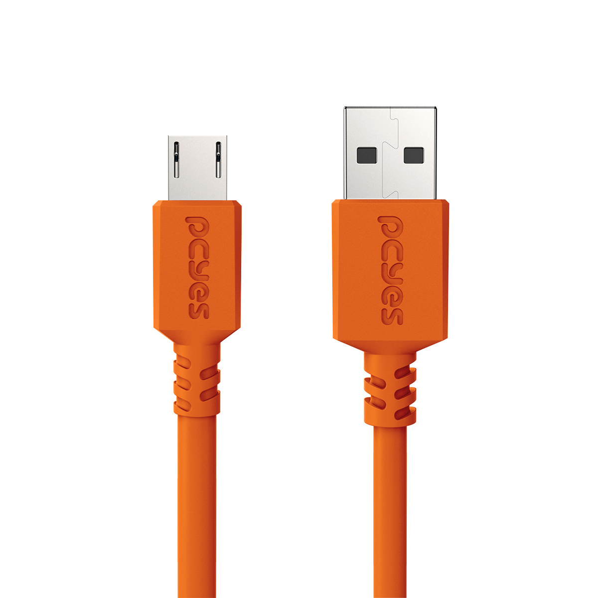 CABO PARA CAIXA JBL CARREGAMENTO MICRO USB PARA USB A 2.0 - LARANJA - 2M - PMUAM-2L - Imagem 3
