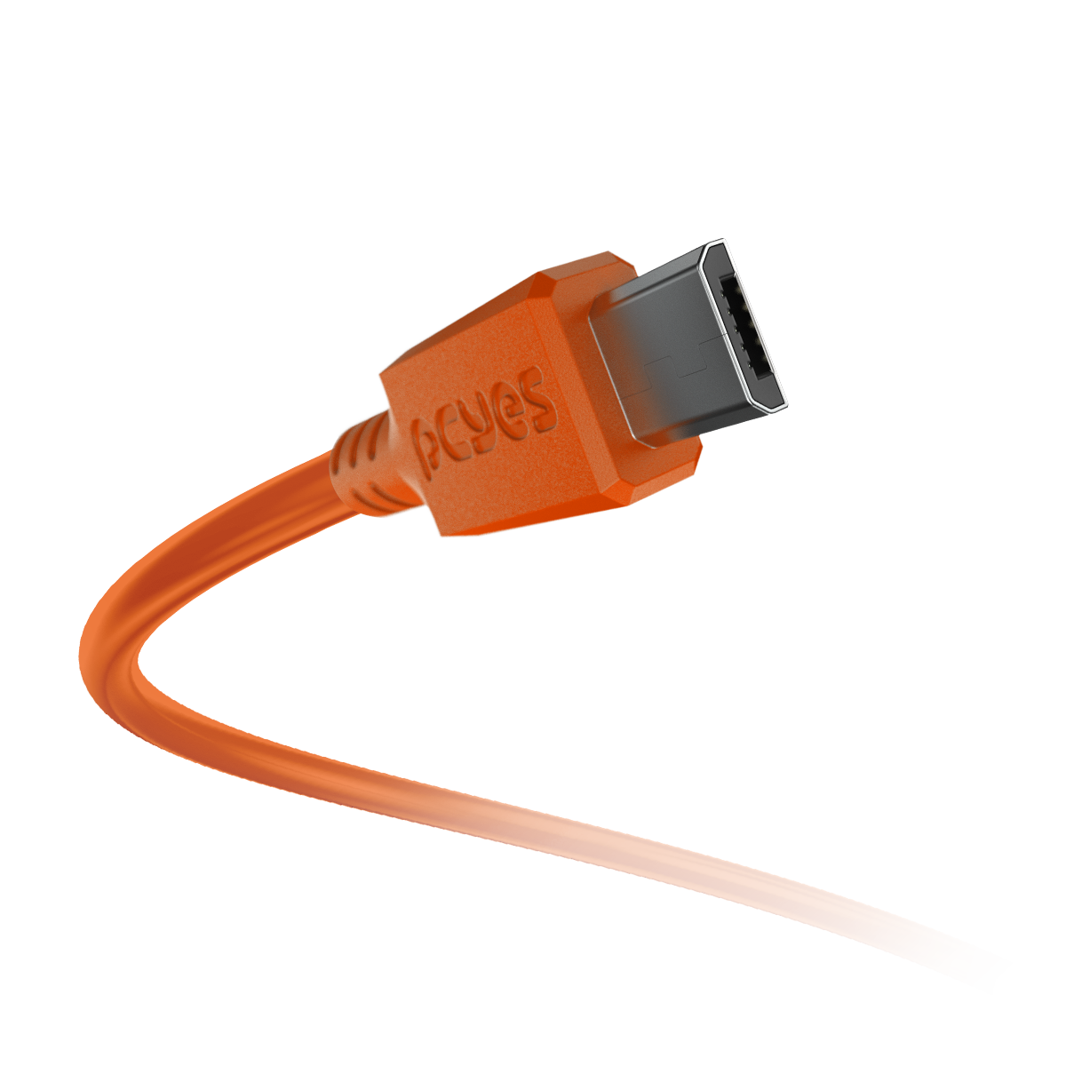 CABO PARA CAIXA JBL CARREGAMENTO MICRO USB PARA USB A 2.0 - LARANJA - 2M - PMUAM-2L - Imagem 4
