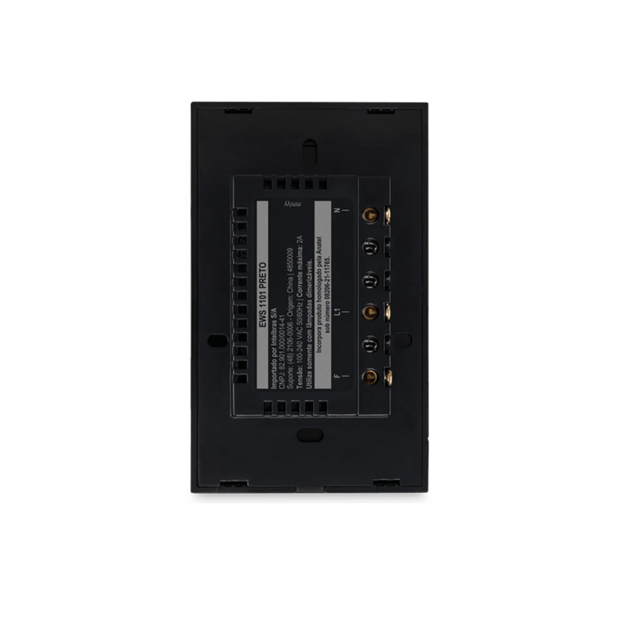 INTERRUPTOR SMART WI-FI TOUCH DIMMER EWS 1101 PRETO 4850009 - Imagem 5