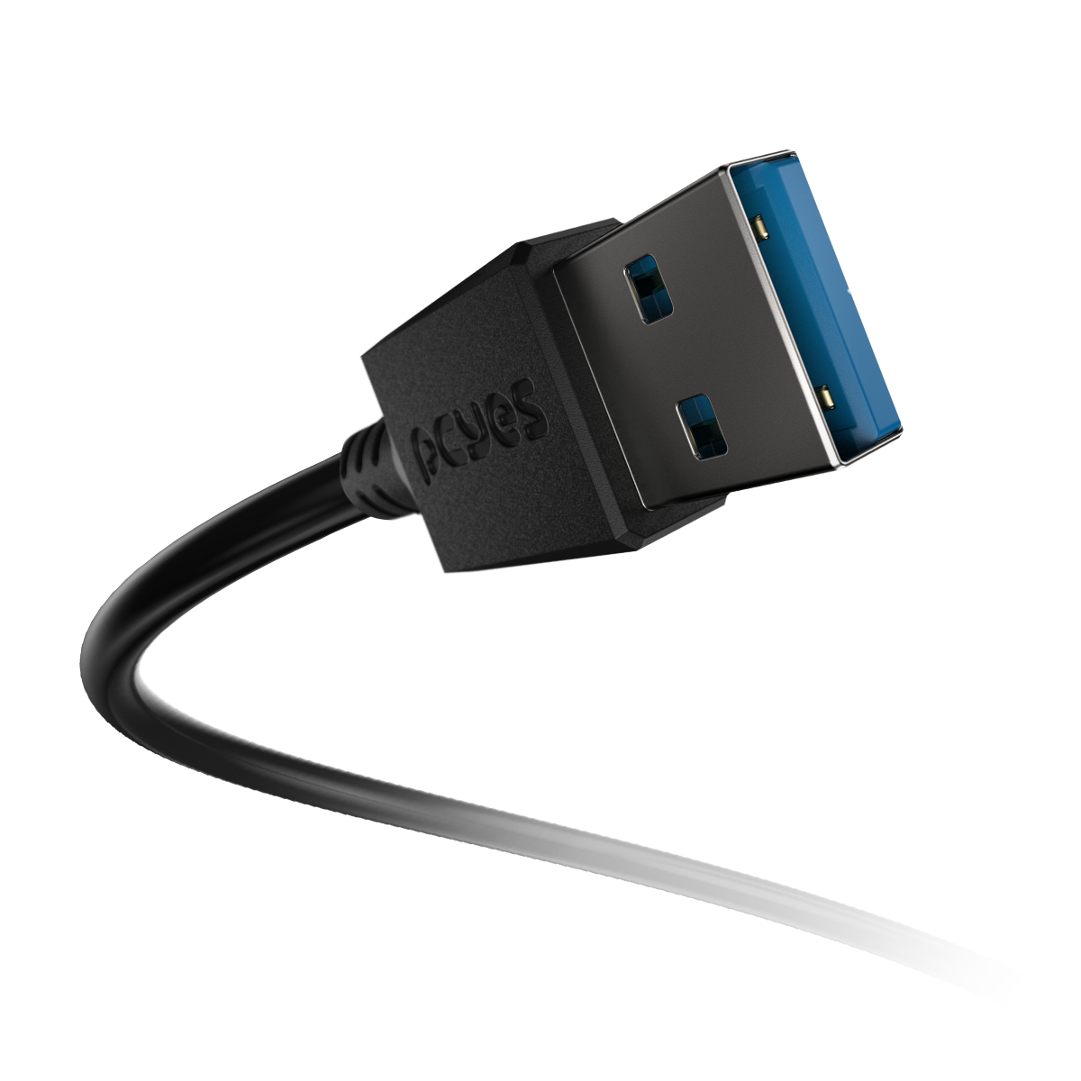 CABO DE DADOS USB A PARA USB A 3.0 28AWG - 2 METROS - PUAM3-2 - Imagem 4